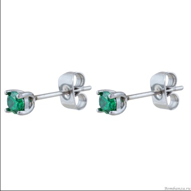 Пусеты Fiore Luna, GREEN Пусеты Fiore Luna, GREEN